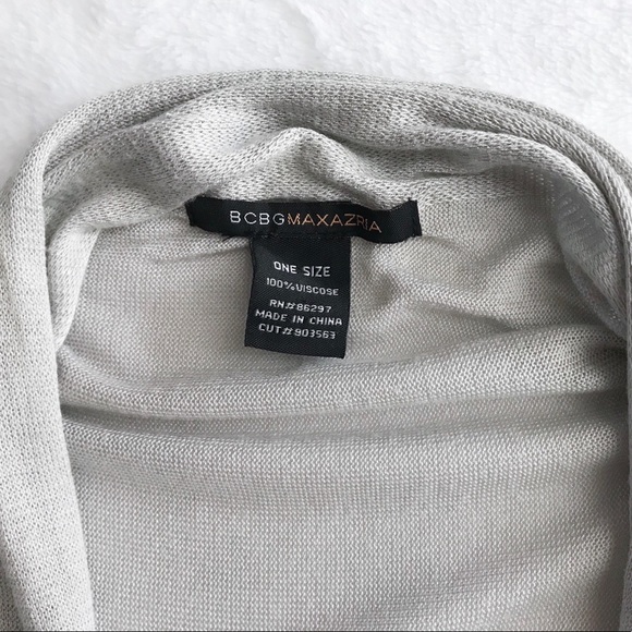 BCBGMaxAzria Gray Knitted Vest - Picture 5 of 6